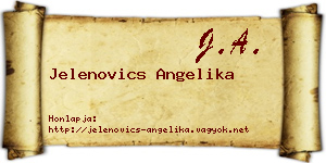 Jelenovics Angelika névjegykártya